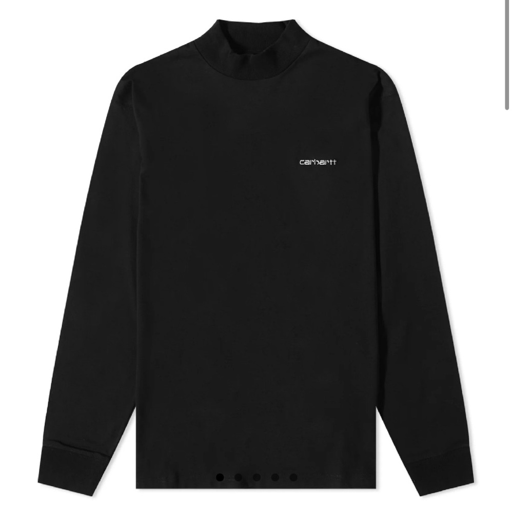 Carhartt Wip Mockneck Script Embroidery Longsleeve - image 1